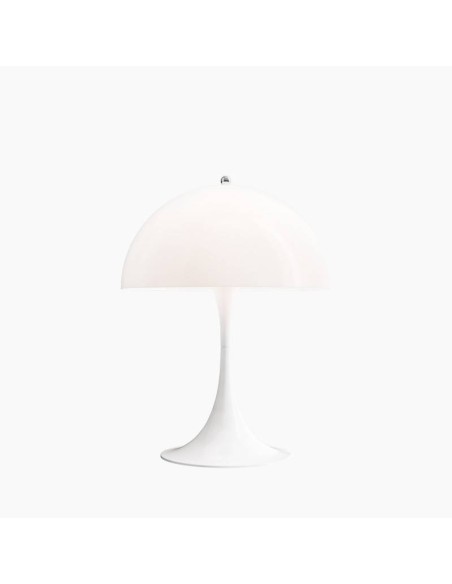 Candeeiro de mesa Pantera, metal, branco. Candeeiro de mesa Pantera, metal, branco.