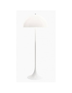 Lâmpada de assoalho Pantera 50x130, metal, branco. 2