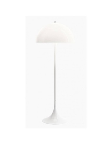 Lámpara de pie Pantera 50x130, metal, blanca.