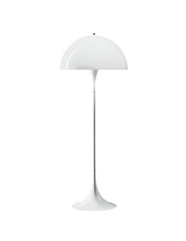 Lámpara de pie Pantera 50x130, metal, blanca.