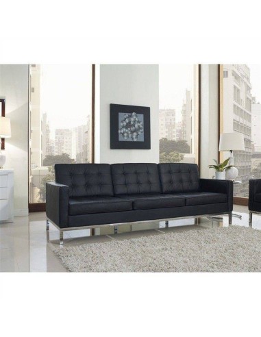 Lugares do sofá 3 design contemporâneo, inspirado por Florence Knoll