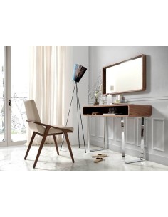 ESPEJO RECTANGULAR Enigma 100x50, MADERA NOGAL 2