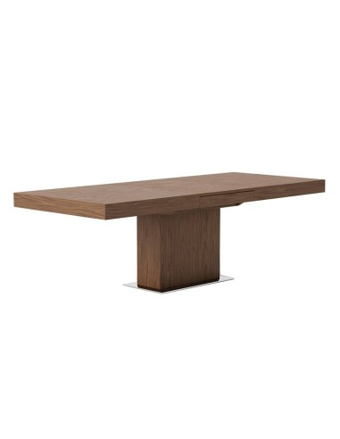 MESA COMEDOR EXTENSIBLE LEA 180(240)x100, NOGAL