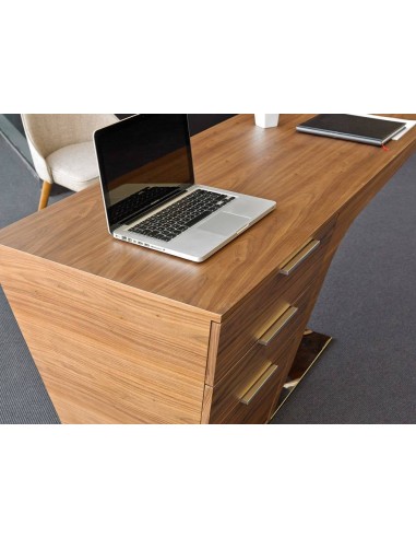 ESCRITORIO OFICINA Tremon 150x60, MADERA NOGAL