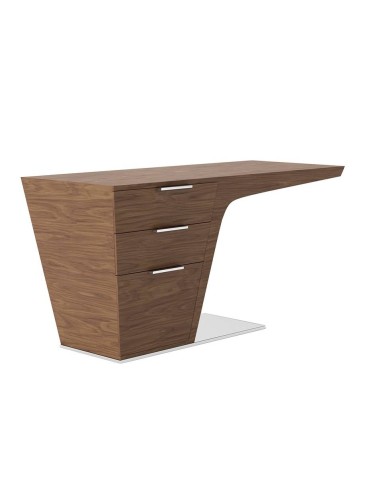 Mesa de escritório Tremon 150x60, madeira nogueira