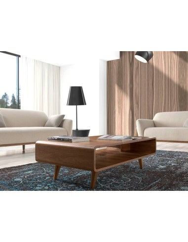 MESA CENTRO REVISTERO SCOTT 120x60, MADERA NOGAL