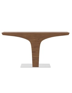 Console moderno TREMON 150x35, madeira de nogueira 2