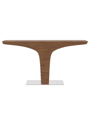 CONSOLA moderna TREMON 150x35, MADERA NOGAL