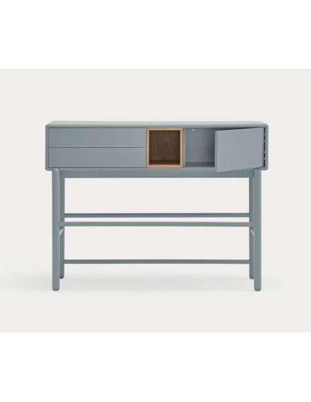 TEULAT Consola de diseño CORVO 120x35, gris perla, roble TEULAT Consola de diseño CORVO 120x35, gris perla, roble
