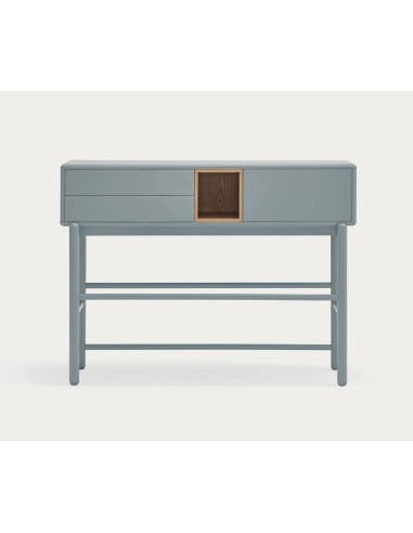 Teulat Console de design CORVO 120x35, cinza pérola, Carvalho