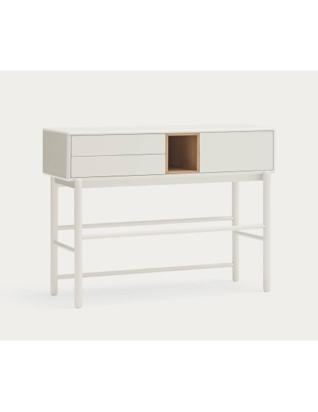Teulat Console de design CORVO 120X35, creme, Carvalho
