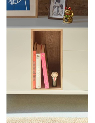 Teulat aparador de design CORVO 140x40, creme, Carvalho