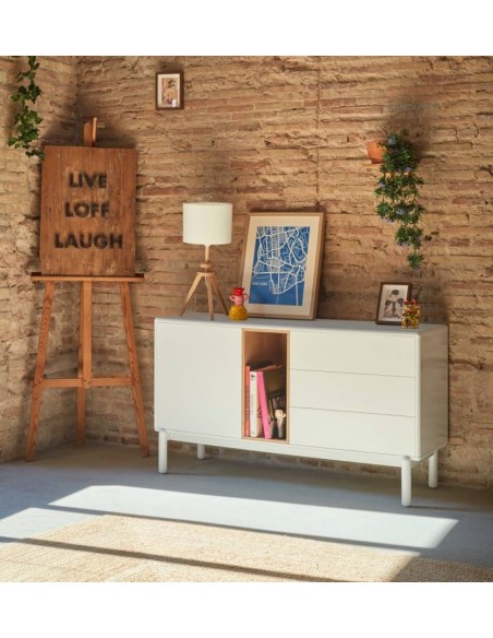 Teulat aparador de design CORVO 140x40, creme, Carvalho Teulat aparador de design CORVO 140x40, creme, Carvalho