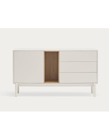 Teulat aparador de design CORVO 140x40, creme, Carvalho