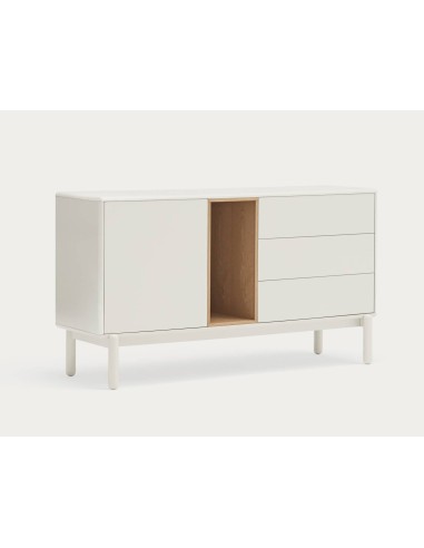 Teulat aparador de design CORVO 140x40, creme, Carvalho