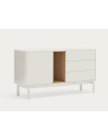 Teulat aparador de design CORVO 140x40, creme, Carvalho