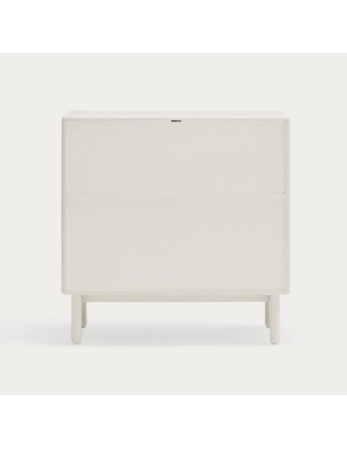 TEULAT COMODA CORVO 90x40, 4 cajones, CREMA,ROBLE