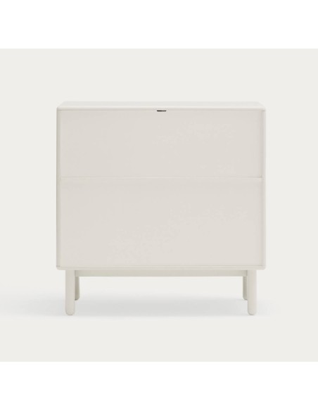 TEULAT COMODA CORVO 90x40, 4 gavetas, creme, Carvalho