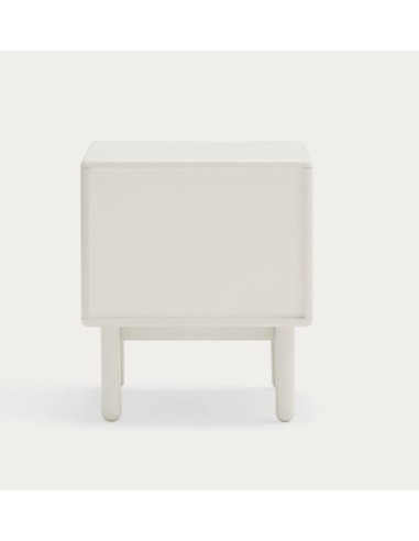 TEULAT mesa de cabeceira CORVO 48X35, creme, Carvalho