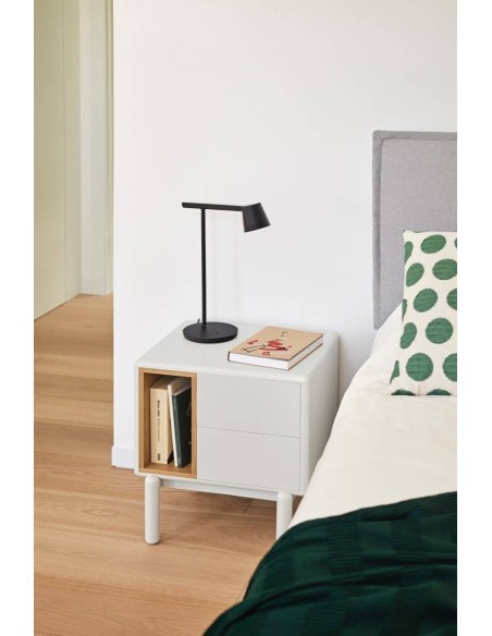 TEULAT MESITA noche CORVO 48x35, CREMA, ROBLE