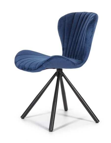 SILLA DE DISEÑO GIRATORIA SIREN, TERCIOPELO. SILLA DE DISEÑO GIRATORIA SIREN, TERCIOPELO.