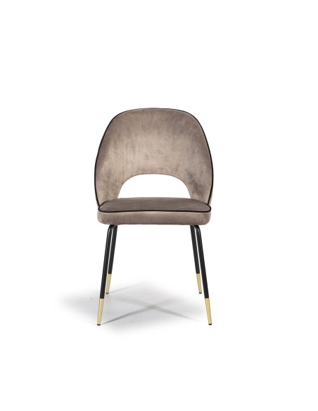 SILLA DE DISEÑO MODERNO,RAY,TEJIDO TERCIOPELO.