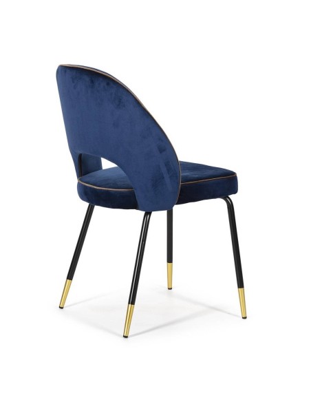 SILLA DE DISEÑO moderno RAY, TERCIOPELO.