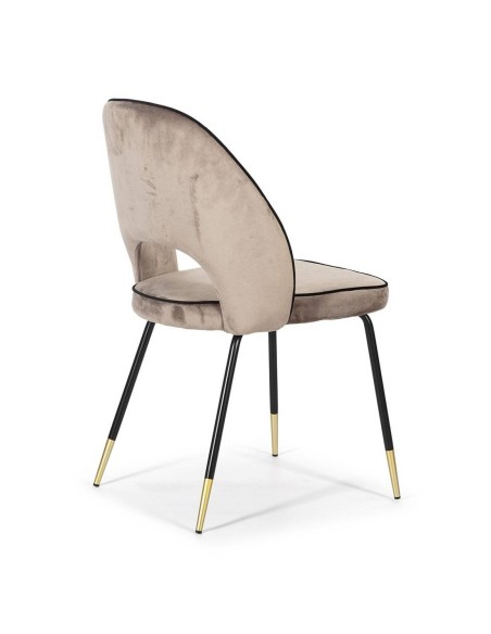 SILLA DE DISEÑO moderno RAY, TERCIOPELO.