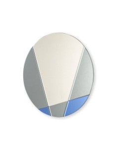 LEYA, ESPELHO OVAL 60 CM COMBINADO.