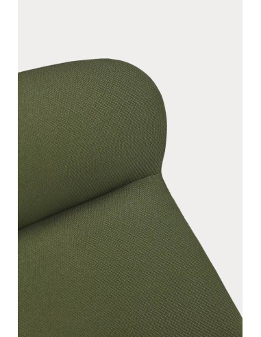 Teulat Poltrona de design DINS alta, tecido, metal