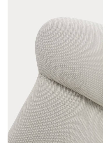 Teulat Sillón de diseño DINS alto, tela, metal