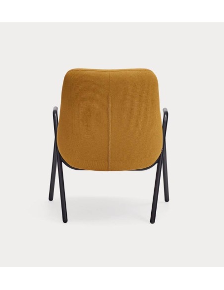 Teulat Poltrona de design DINS, tecido, metal