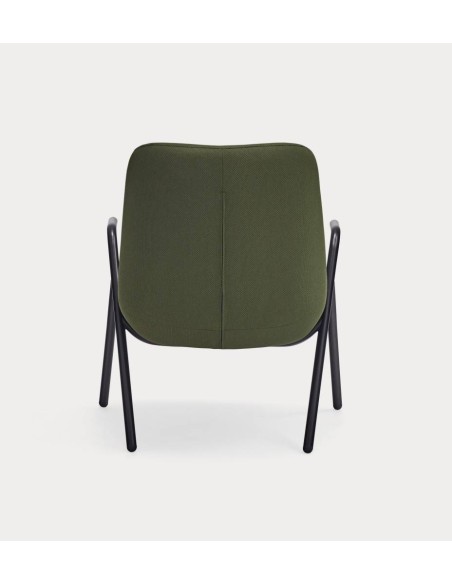 Teulat Sillón de diseño DINS, tela, metal