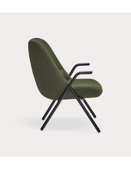 Teulat Poltrona de design DINS, tecido, metal