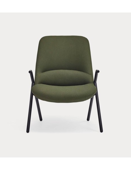 Teulat Sillón de diseño DINS, tela, metal