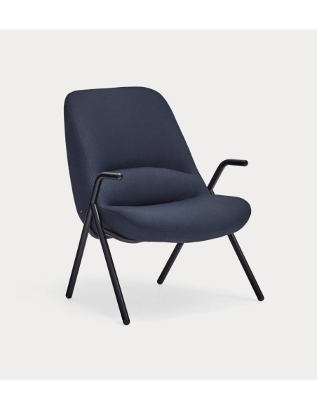 Teulat Poltrona de design DINS, tecido, metal