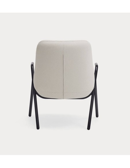 Teulat Poltrona de design DINS, tecido, metal