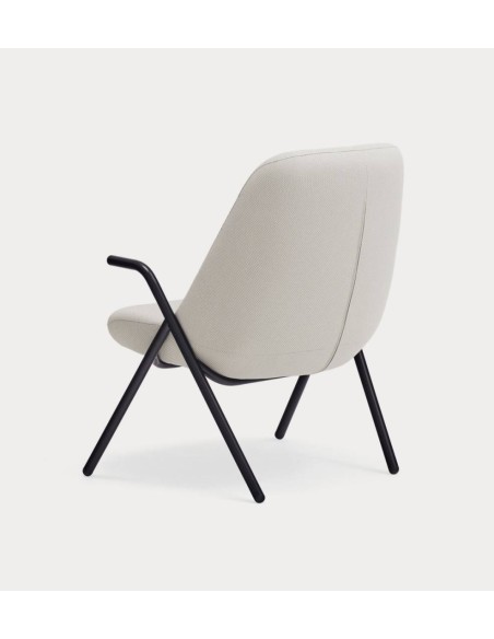 Teulat Poltrona de design DINS, tecido, metal