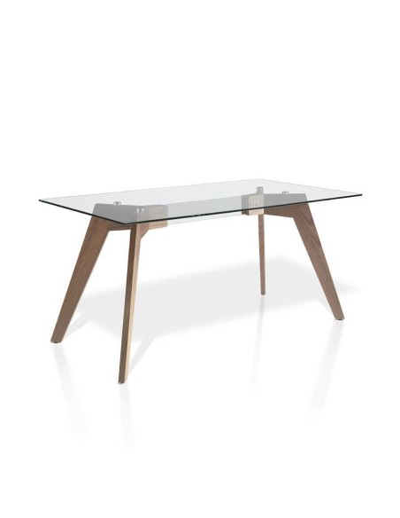 Angel Cerdá 1031, Mesa Comedor de Diseño 160x95, cristal, nogal