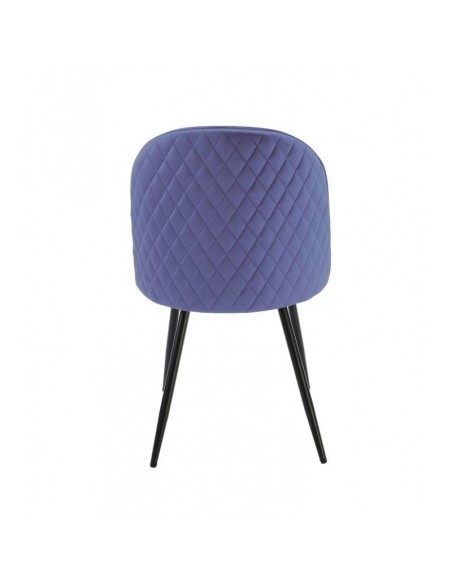 Silla MAGDA, metal, tapizado velvet .