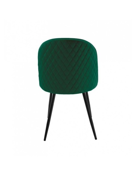 Silla MAGDA, metal, tapizado velvet .