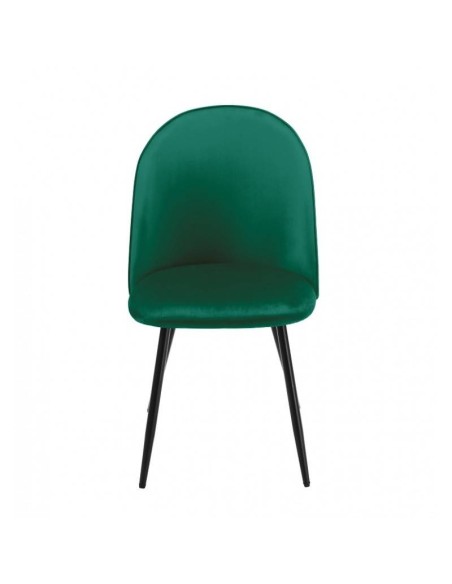 Cadeira MAGDA, metal, estofado velvet .