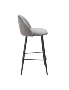 Taburete MAGDA, metal, tapizado velvet . 2