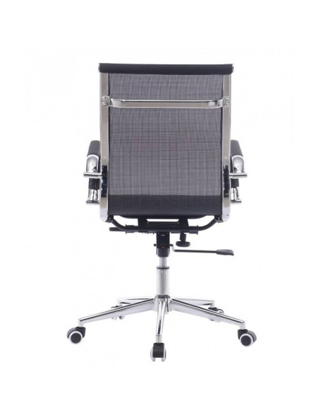Sillón de oficina ODESA,medio, giratorio, gas, basculante profundo, malla.
