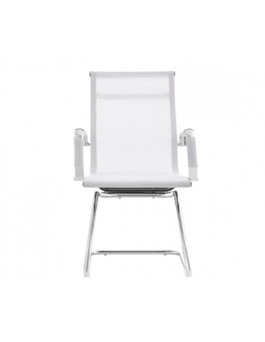 Sillón de oficina ODESA, fijo, cromado, malla.