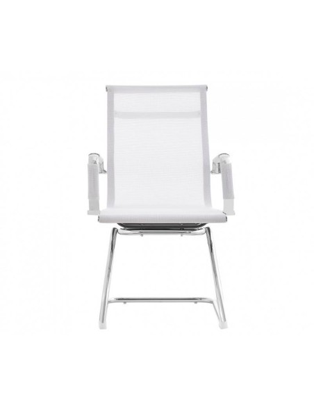 Cadeira de escritório Odessa, fixo, cromado, malha.