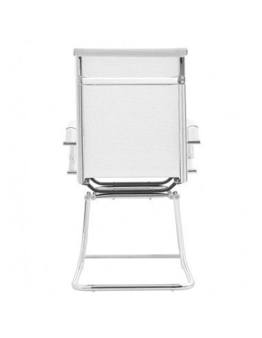 Cadeira de escritório Odessa, fixo, cromado, malha.