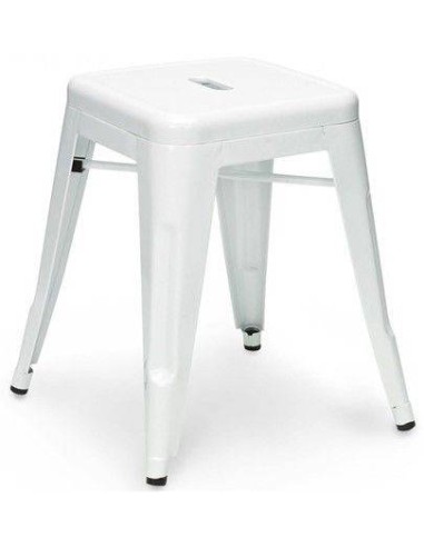 Taburete bajo metal TOLME 45 cm