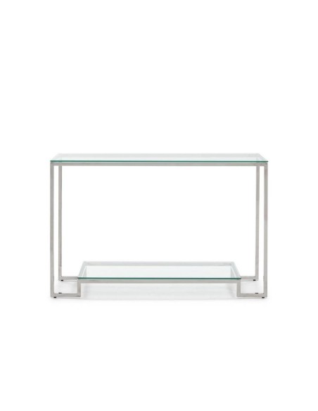 Console de vidro e aço STELLE 120x40.