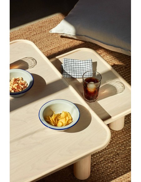 Teulat Nest 80 mesa nido de centro, freno natural Teulat Nest 80 mesa nido de centro, freno natural